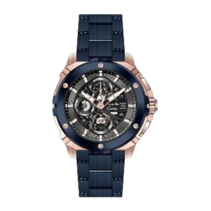 Alexandre Christie ALCW6692MCFURBU Blue Stainless Steel Band Analog Men Watch